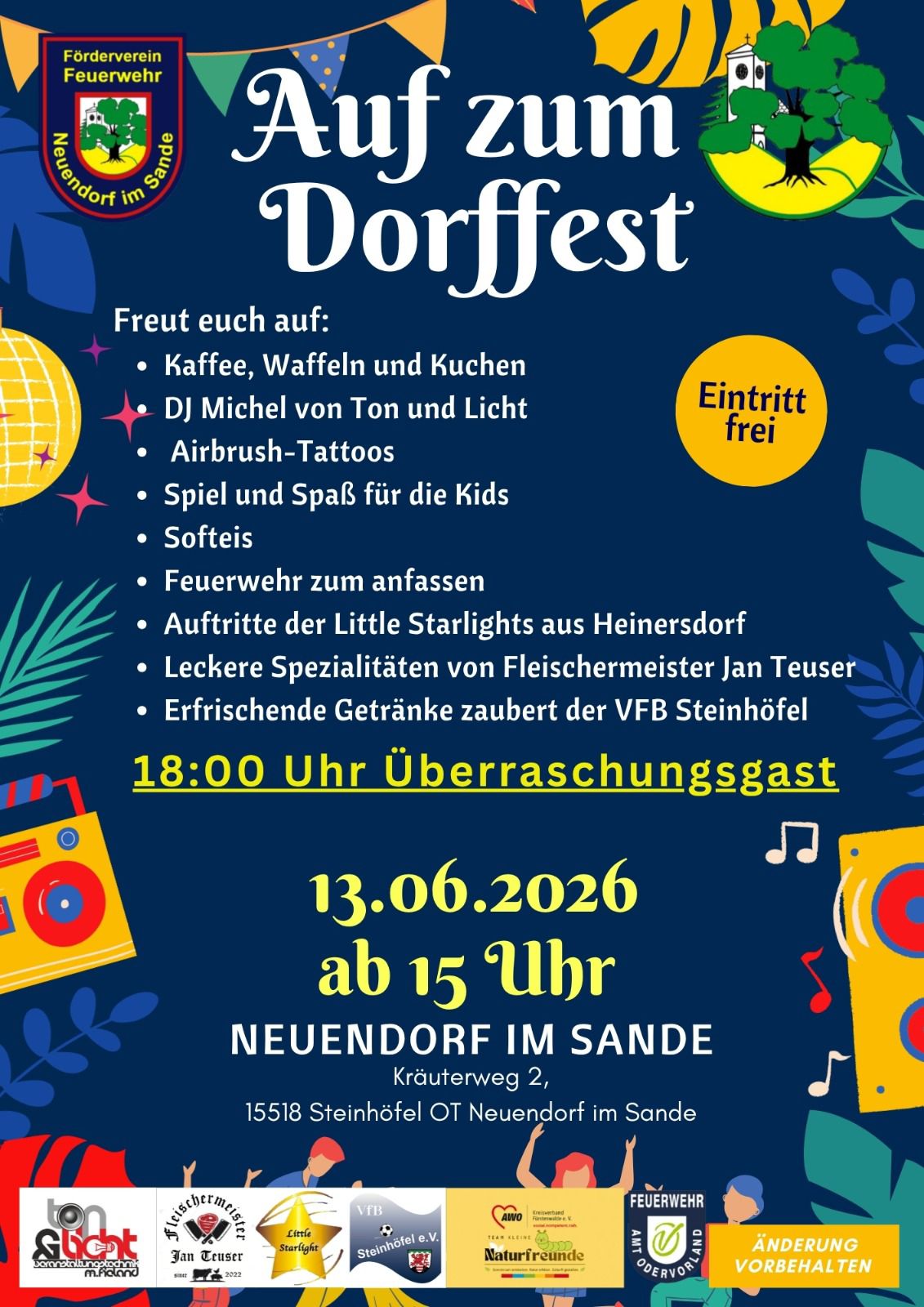 Dorffest Neuendorf im Sande