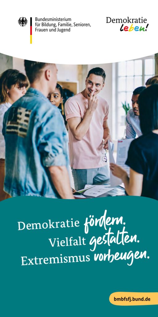 Demokratie leben Flyer